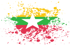 Burma Flag, Cultural Heritage, Southeast Asia, National Symbol, Historical Significance PNG