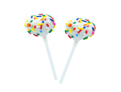 Cake Pops, Dessert Bites, Sweet Treats, Colorful Sprinkles, Party Favors PNG