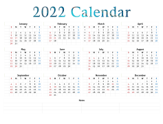 Calendar 2022, Time Management, Holiday Schedule, Event Tracker, Reminders Tool PNG
