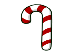 Candy Cane, Treat, Christmas, Festive, Sweet PNG