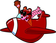 Cartoon Airplane, Fun Flyer, Whimsical Aircraft, Cheerful Flyer, Animated Aviation PNG