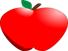 Cartoon Apple, Whimsical Design, Fun Fruit, Animated Produce, Playful Artwork PNG