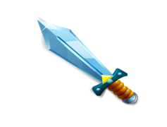 Cartoon Sword, Fantasy Saber, Colorful Sword, Animated Blade, Whimsical Weapon PNG