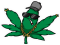 Cartoon Weed Leaf, Artistic Mary Jane Leaf, Creative THC Representation, Fun Marijuana Graphic, Vibrant Ganja Icon PNG