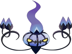 Chandelure Pokemon, Fire Type, Haunted Light, Lantern Pokemon, Ghost Type PNG