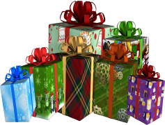 Christmas Present, Joyful Package, Merry Token, Festive Surprise, Seasonal Treat PNG