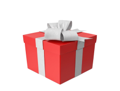 Christmas Present, Merry Offering, Holiday Gift, Joyful Delivery, Festive Surprise PNG