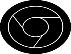 Chrome Logo, Digital Mark, Internet Symbol, Modern Badge, Technology Badge PNG