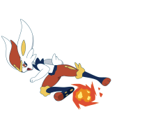 Cinderace Pokemon, Evolved Form, Galar Region, Soccer Rabbit, Fiery Kicks PNG