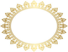 Circular Frame, Stylish Edge, Round Shape, Artistic Ring, Elegant Circle PNG