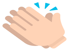 Clap Emoji, Excitement Symbol, Praise Sign, Celebration Symbol, Hand Clap PNG