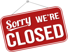 Closed, Inaccessible, Shuttered, Unavailable, Finished PNG