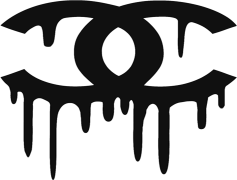 Coco Chanel Logo, Signature Lettering, Luxury Style, Chic Emblem, Fashion Icon PNG