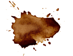Coffee Stain, Circular Pattern, Rustic Look, Stained Paper, Texture Effect PNG