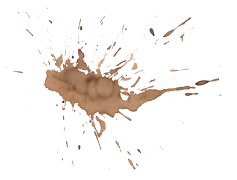 Coffee Stain, Spill, Brown, Vintage, Pattern PNG