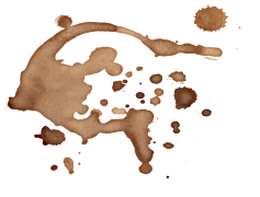 Coffee Stain, Stained Surface, Circle Shape, Brown Mark, Coffee Ring PNG