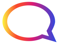 Colorful Chat Bubble, Conversation, Vibrant, Speech, Fun PNG