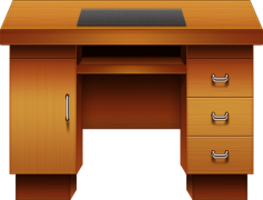 Computer Desk, Home Office, Study Table, Workstation, Ergonomic Furniture PNG