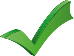 Correct Green Check Mark, Acceptance Mark, Confirmation Sign, Positive Tick, Success Indicator PNG