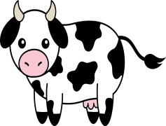 Cow Cartoon, Animation, Humor, Whimsical, Characters PNG
