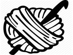 Crochet, Yarn, Needle, Fiber, Hook PNG