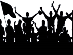 Crowd Silhouette, Gathering, Celebration, Diversity, Community PNG