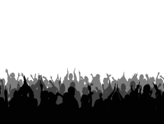 Crowd Silhouette, Shadow, People, Diversity, Unity PNG