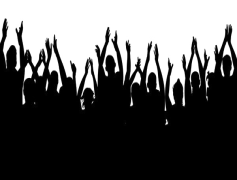 Crowd Silhouette, Unity, People, Gathering, Shadow PNG