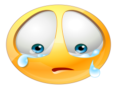 Crying Emoji, Sad Face, Tears, Heartbreak, Expression PNG