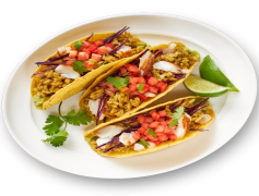 Cuisine Fish Taco, Crunchy Slaw, Grilled Fish, Soft Tortillas, Spicy Salsa PNG