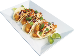 Cuisine Fish Taco, Spicy Sauce, Corn Tortilla, Fresh Ingredients, Seafood Delight PNG