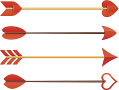 Cupid Arrow, Love, Passion, Symbol, Heart PNG