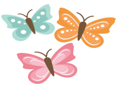 Cute Butterflies PNG Pic