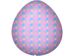 Decorative Purple Easter Egg, Charming Purple Egg, Beautiful Seasonal Accent, Unique Easter Decoration, Festive Spring Ornament PNG