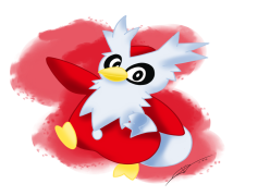 Delibird Pokemon, Ice Typing, Flying Capabilities, Holiday Spirit, Delivery Bird PNG