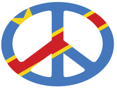 Democratic Republic Of The Congo Flag, Blue Field, Red Stripe, Unity Emblem, National Symbol PNG