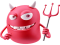 Devil Emoji, Playful, Mischievous, Fiendish, Sinister PNG