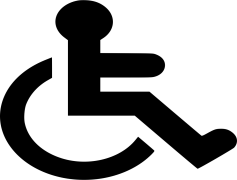 Disabled Symbol, Disability Mark, Handicap Sign, Mobility Challenge Emblem, Restricted Access Sign PNG