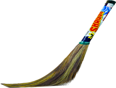 Domestic Broomstick, Cleaning Tool, Household Item, Home Maintenance, Witchcraft Accessory PNG