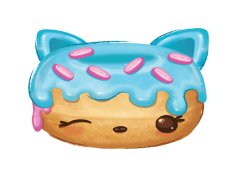 Donut, Treat, Sweet, Frosted, Round PNG