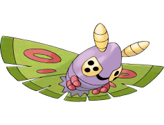 Dustox Pokemon, Bug Type, Night Vision, Pollinator, Evolution PNG