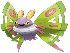 Dustox Pokemon, Pollen Guard, Dust Cloak, Poison Type, Bug Type PNG
