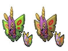 Dustox Pokemon, Wing Patterns, Moth Pokémon, Evolution, Night Vision PNG