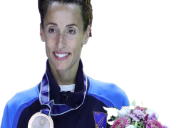 Elisa Di Francisca, Fencing Champion, Athletic Excellence, Italian Athlete, Olympic Gold PNG
