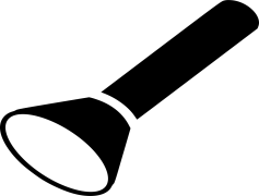 Emergency Vector FlashLight, Portable Light, Emergency Preparedness, Battery Operated, Outdoor Adventure PNG