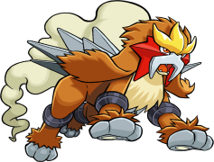 Entei Pokemon, Fire Type, Legendary Creature, Roaring Flame, Ho-Oh Connection PNG