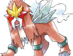 Entei Pokemon, Fire Type, Volcano Guardian, Ancient Power, Fierce Protector PNG