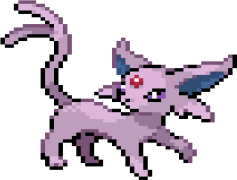 Espeon Pokemon, Psychic Type, Telepathy, Feline, Elegant PNG