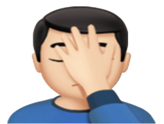Facepalm Boy, Expression, Reaction, Frustration, Meme PNG
