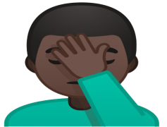 Facepalm Emoji, Meme, Gesture, Reaction, Frustration PNG